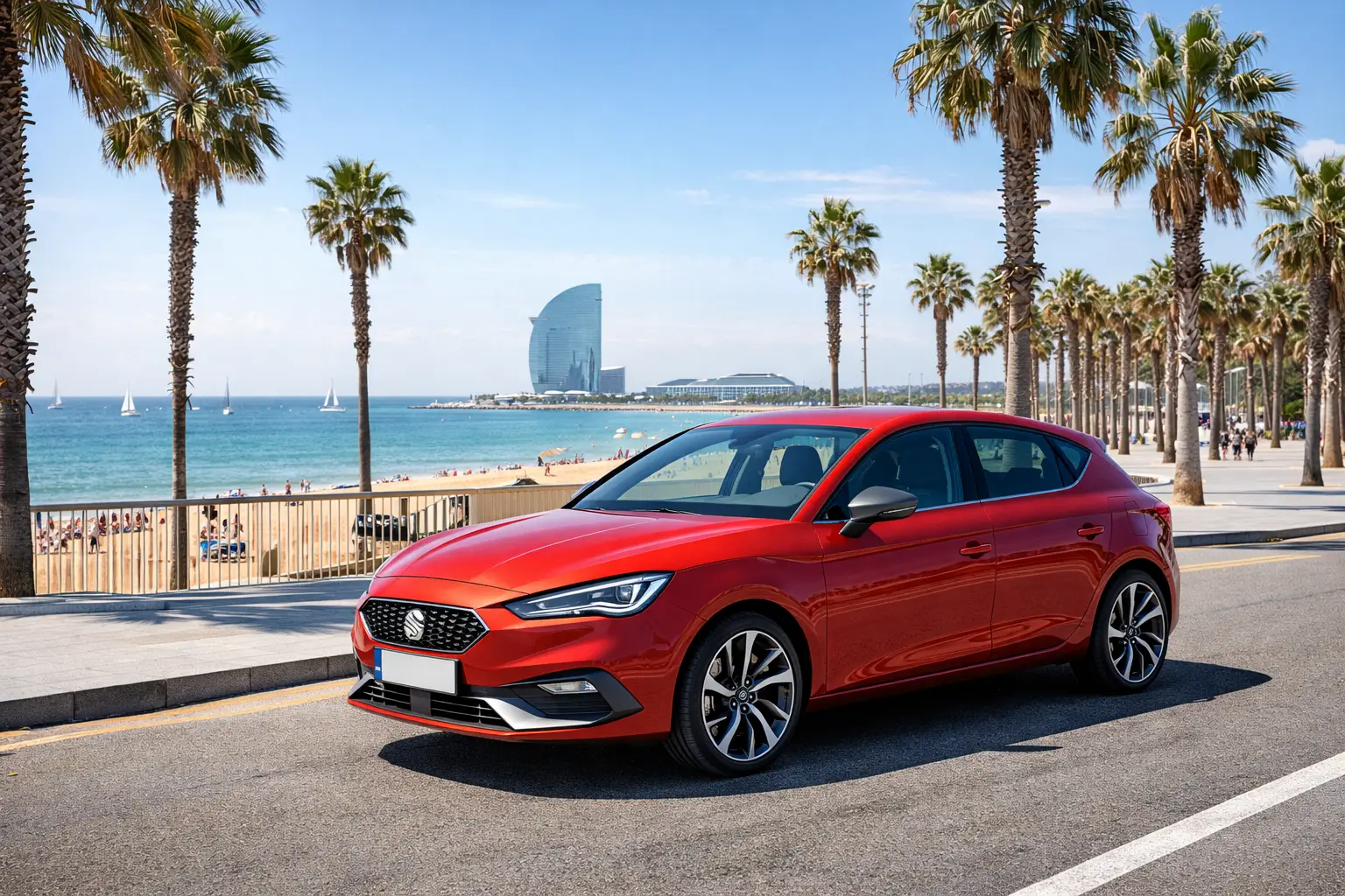 Compact Mietwagen fuer Barcelona